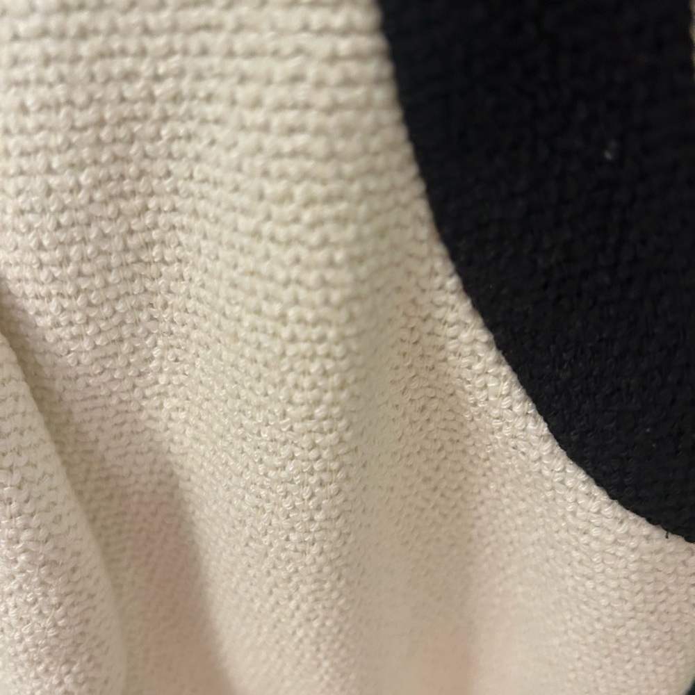 Ann Taylor Cream and Black Blazer - Picture 3 of 5